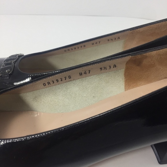 Salvatore Ferragamo Black Patent Leather 9.5 AAA - Picture 3 of 8